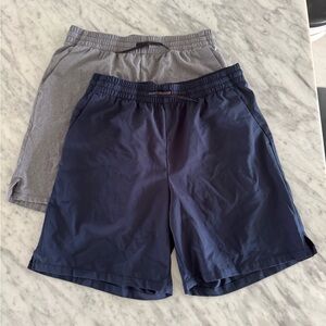 Old Navy Blue and Gray Shorts Quik Dry Boys XL Relaxed Fit